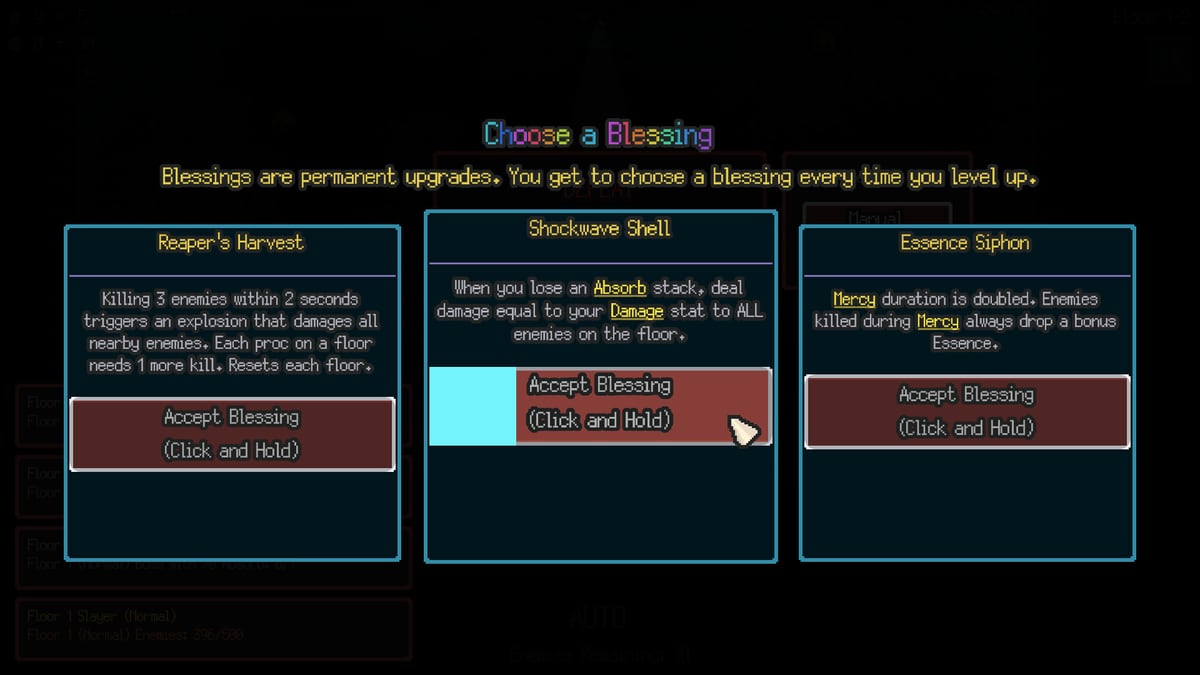 Kin and Conquest blessing progression